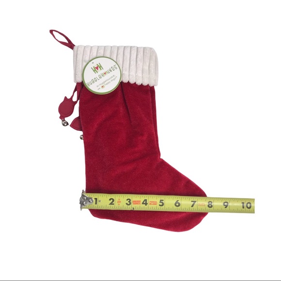 NWT Red HuggleHounds Cat Christmas Stocking - Picture 9 of 11